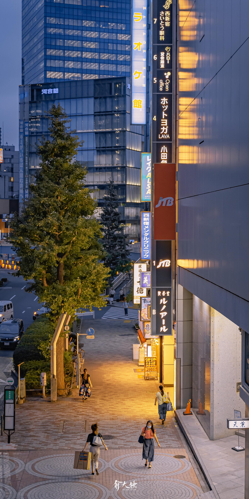 高清壁纸 日本街道 夜景 手机壁纸