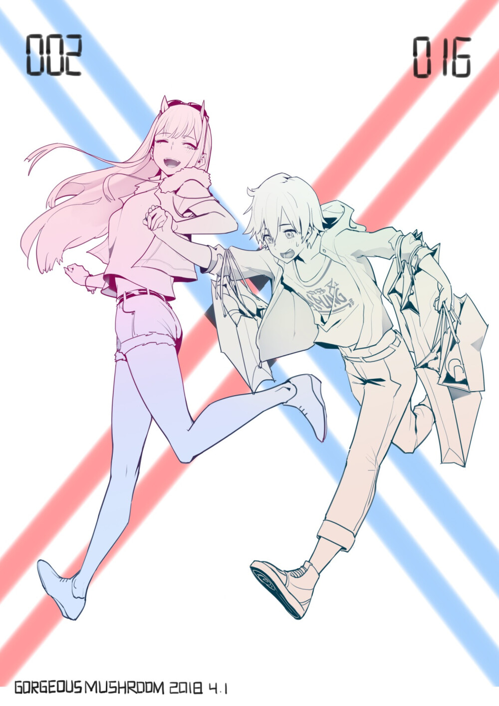 #壁纸# DARING in the FRANXX 02&广