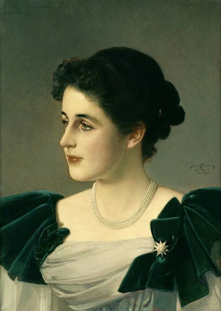 julius kronberg's art against time
'portrait of irma von geijer' (1895)