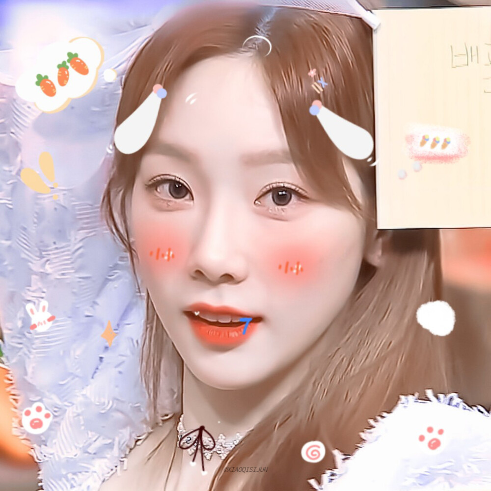  #TAEYEON# “羊崽要吃胡萝bo～！！”
金泰妍头像/原截江纪然/贴纸沈虞书
大家可以祝我考试顺利吗～！！