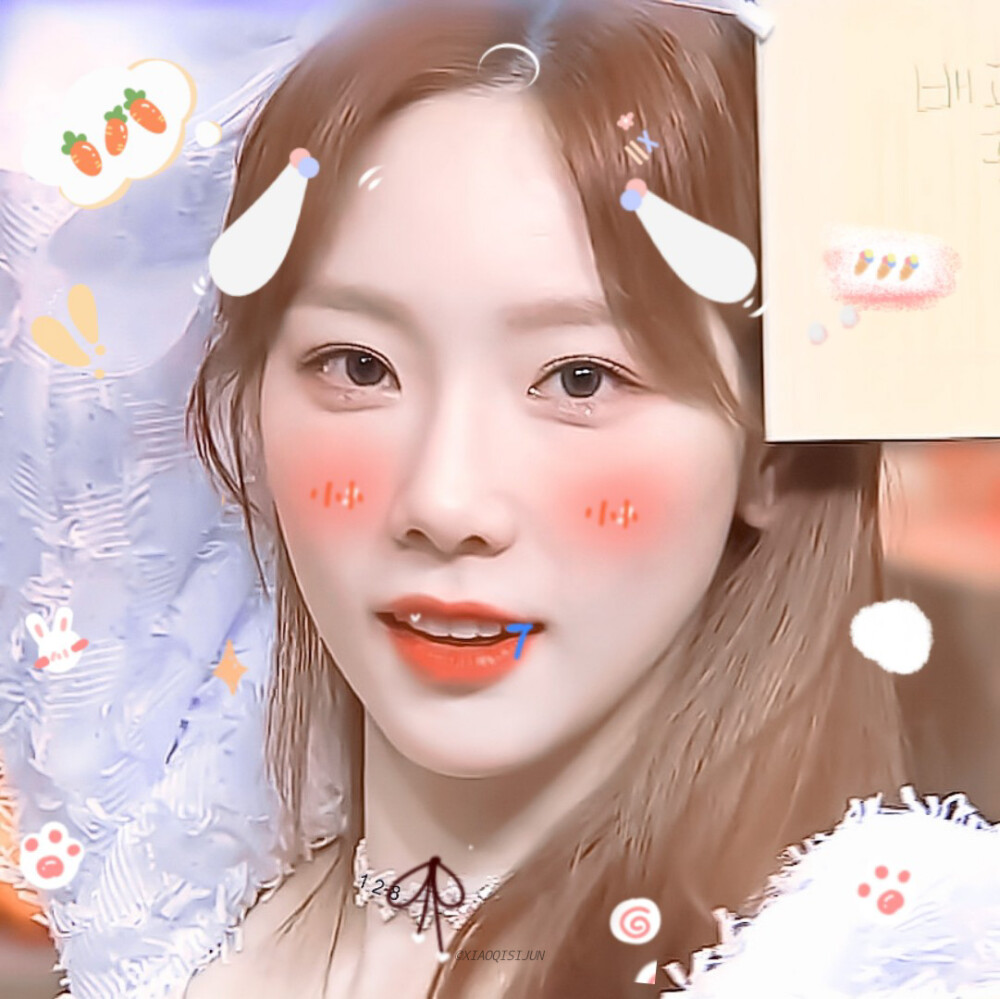  #TAEYEON# “羊崽要吃胡萝bo～！！”
金泰妍头像/原截江纪然/贴纸沈虞书
大家可以祝我考试顺利吗～！！