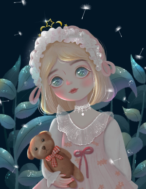   插画头像丨涵_hanna（之九）
