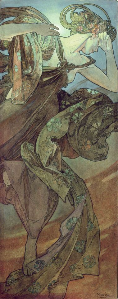 阿尔丰斯·穆夏 Alphonse Maria Mucha ​​​​
晚星 晨星 月亮 北极星