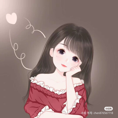 古风插画动漫可爱头像