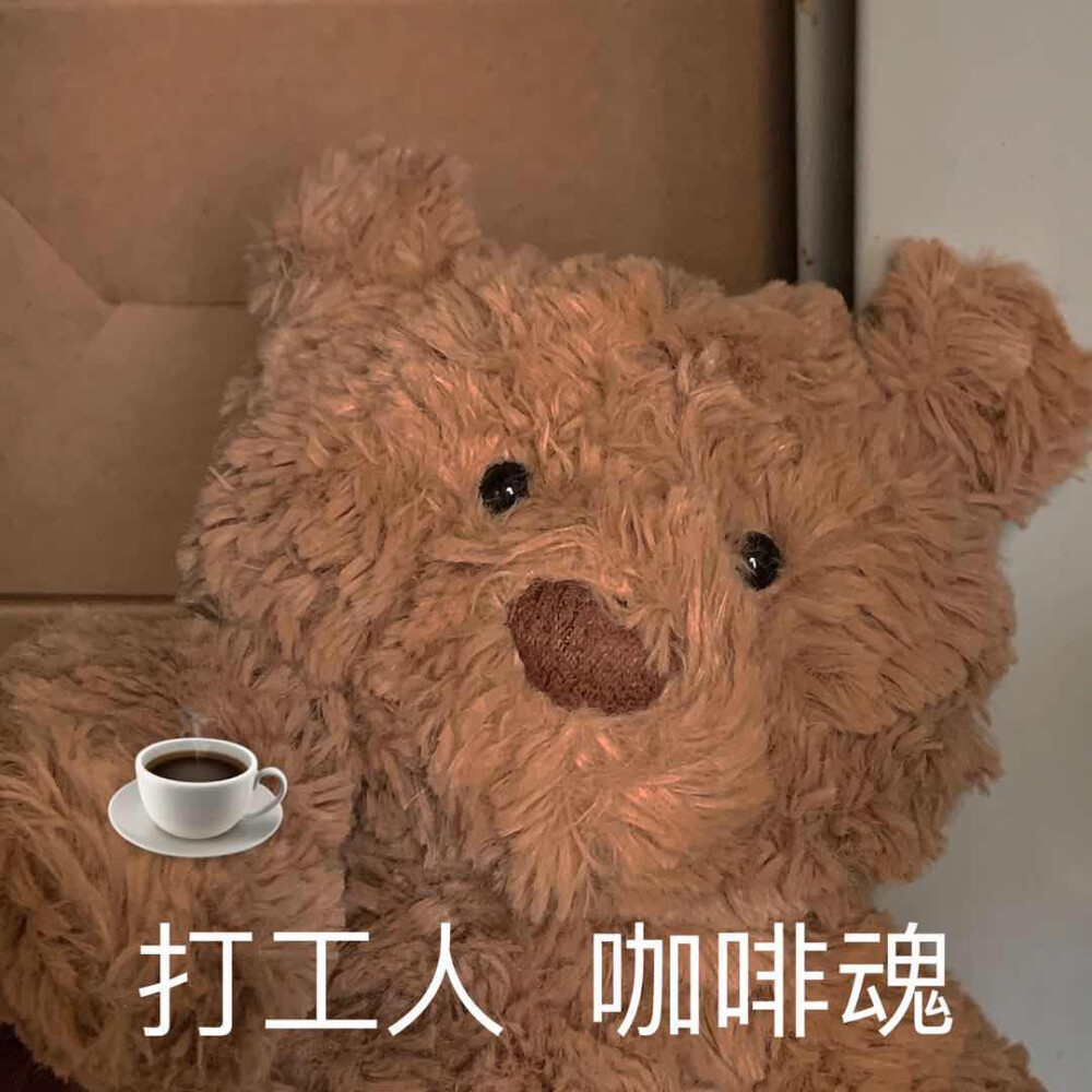 jellycat巴塞罗熊表情包