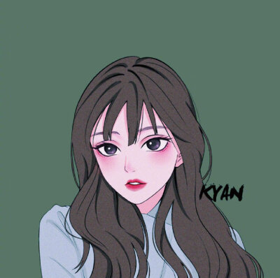 一组女生头像
插画师:KYAN