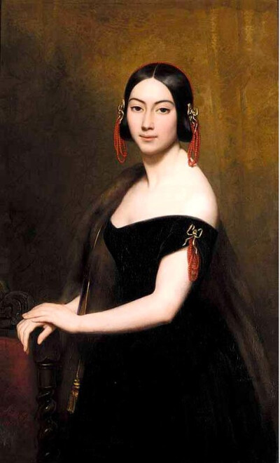 《女士肖像》（英文：Portrait of a Lady） 是法国艺术家『Ary Scheffer』 于1841年 所作。