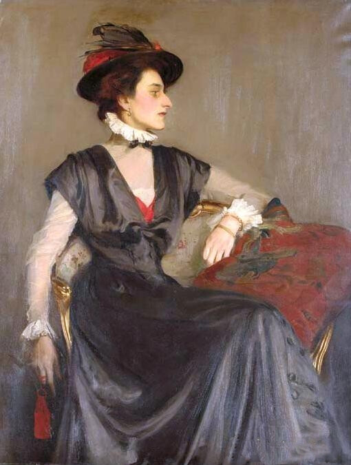 Portrait of Monica Boyd. George Spencer Watson, 1909