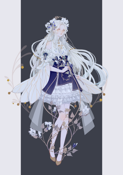 少女心的白色梦幻可爱壁纸