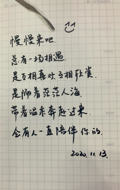 会有人陪我的