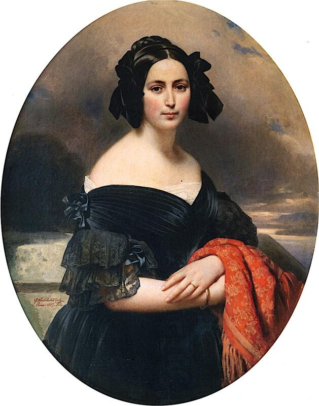 艺术家名：弗朗兹·克萨韦尔·温特哈尔特（Franz Xavier Winterhalter）
生卒日期： 1805年4月20日 - 1873年7月8日
国籍：德国