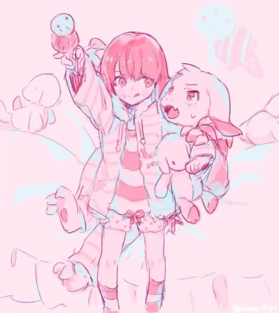 Asriel &Chara