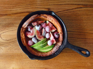 荷兰松饼  拿铁咖啡