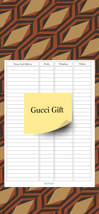 GUCCI GIFT.