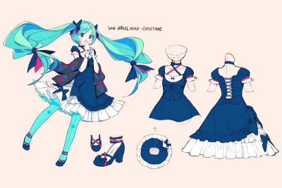 初音未来图稿