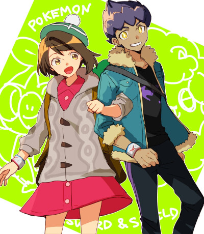 口袋妖怪剑盾/赫优 赫普X悠莉 这对超甜(*/ω＼*)(*/ω＼*)