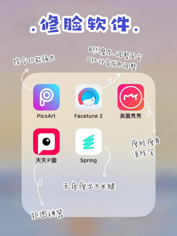 超好用的拍照修图视频app ​​​​