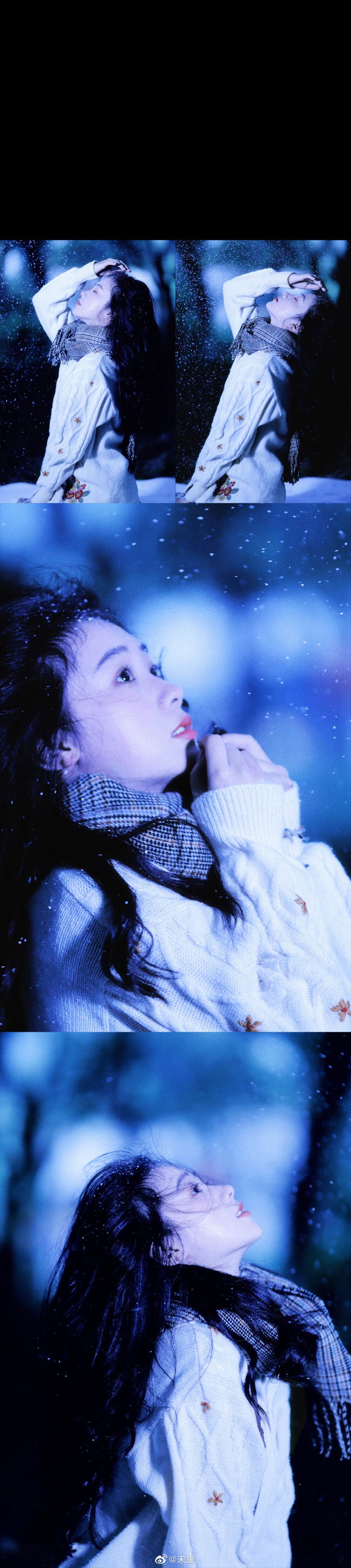 冬季恋歌❄️
摄影：@末里
#重庆约拍# ​