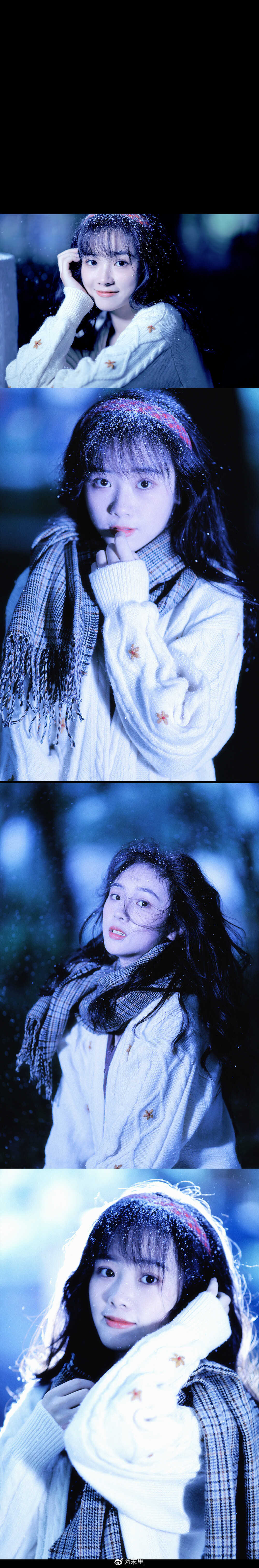 冬季恋歌❄️
摄影：@末里
#重庆约拍# ​
