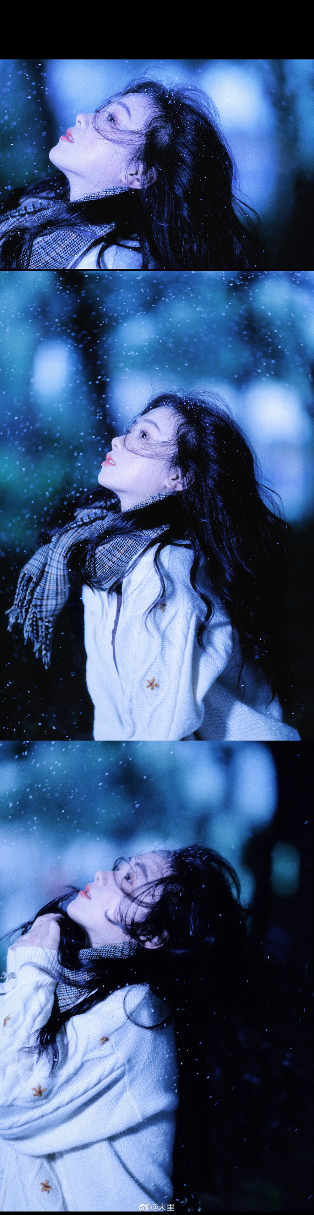 冬季恋歌❄️
摄影：@末里
#重庆约拍# ​