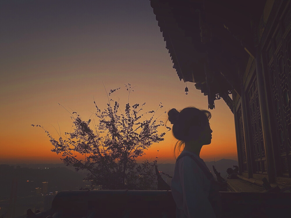 鸿恩寺森林公园
夕阳
剪影