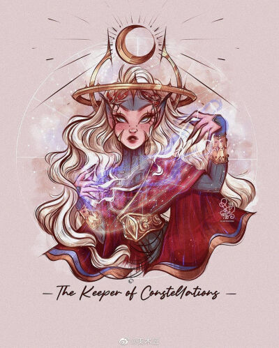 配色绝佳的星座女巫
,
人物插画师
,
roytheart_
,
板绘角色设计 ​​​