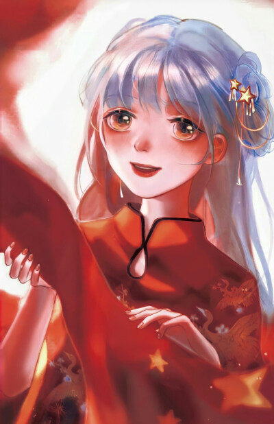 阿这 有点语塞，
有点吞画质啊哈哈哈，
绘画软件medibang paint，
快来找我约稿！！