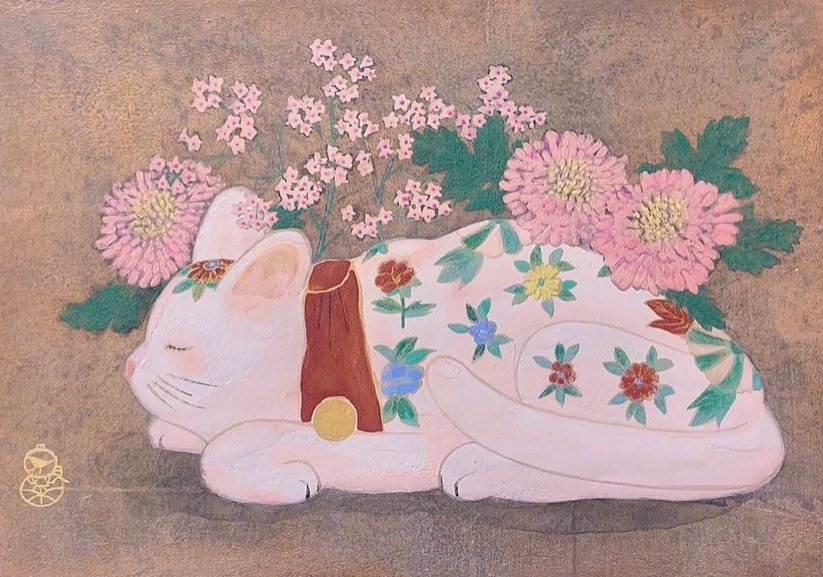 可爱动物手绘日本插画师矶崎菜那isozakinana67