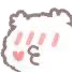 #小白熊表情包
图源：kaoee白鹅