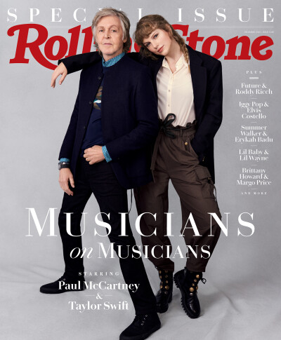 Taylor Swift & Paul McCartney - Rolling Stone 滚石杂志12月特刊