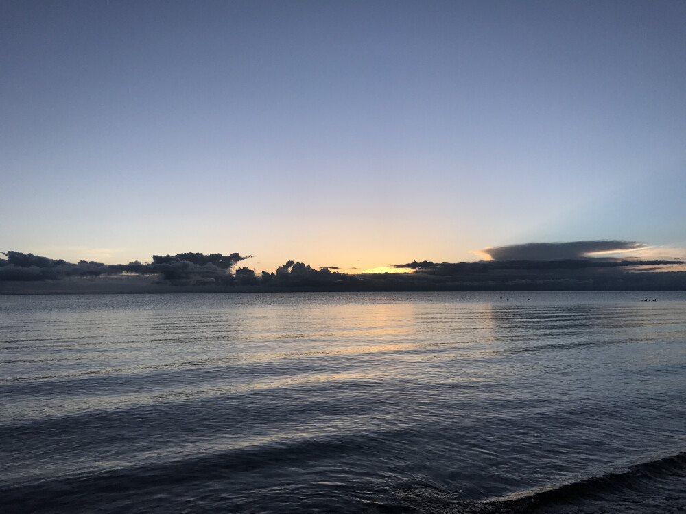 青海湖的日出