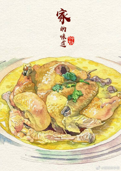 
——我的三种状态: 1.zzZzzZzzZzzZ 2.？？？？？？ 3.hhhhhhhhhhhh
家的味道专题美食壁纸
作者：插画师李旻 ​ ​​​