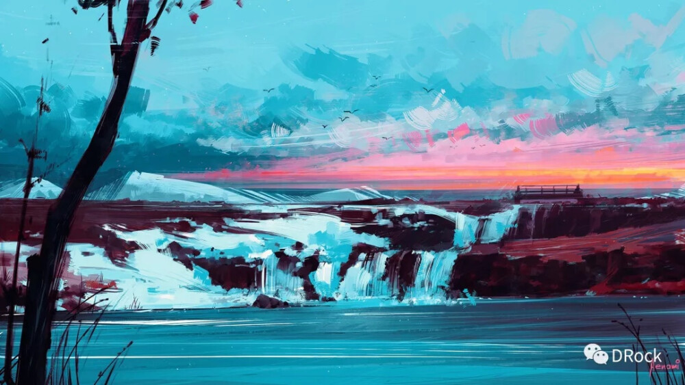 Alena Aenami，来自乌克兰的插画师，她十分擅长场景氛围和环境光的表现，并通过极其丰富的细节颜色表现出整体的环境渐变。
因此，她的作品不仅有大色块渲染的绚烂，同时还拥有一种由细节体现而出的宁静美好。
