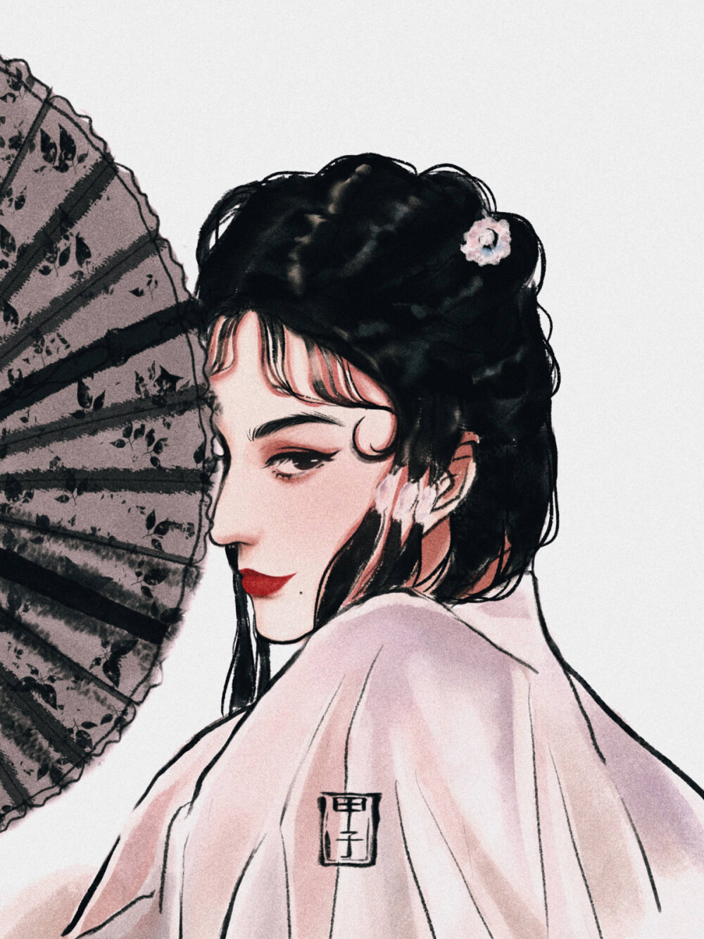 古风插画 | 绝美之姿均汇于此
画师：甲子园夫人