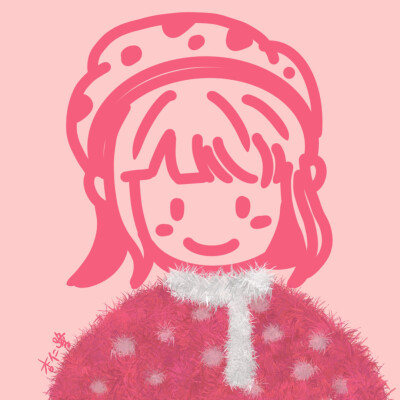 女生头像 闺蜜 插画