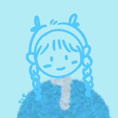 女生头像 闺蜜 插画