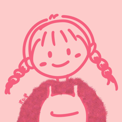 女生头像 闺蜜 插画