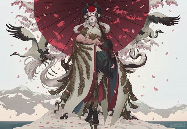 插画师Mona Finden ​​