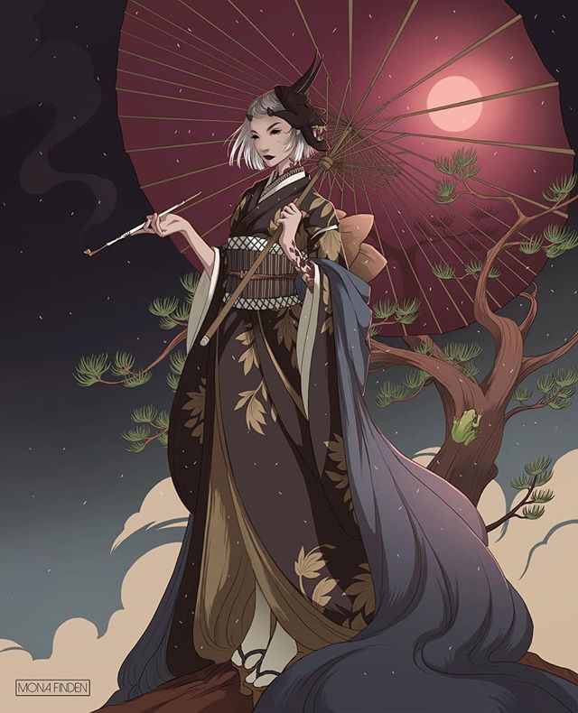 插画师Mona Finden ​​