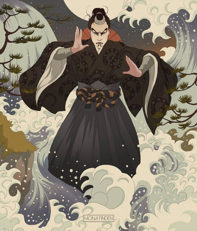 插画师Mona Finden ​​