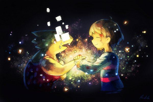 ［传说之下undertale］frisk和alphys