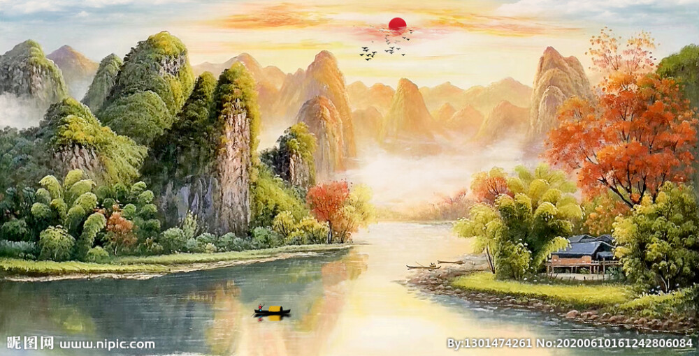 油画 手绘 插图 艺术 