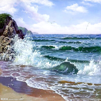 油画 手绘 插图 艺术 