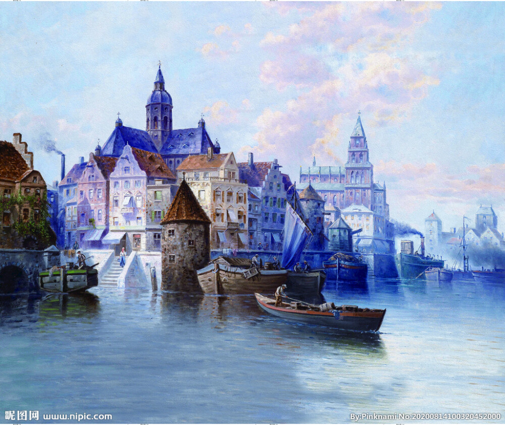 油画 手绘 插图 艺术 