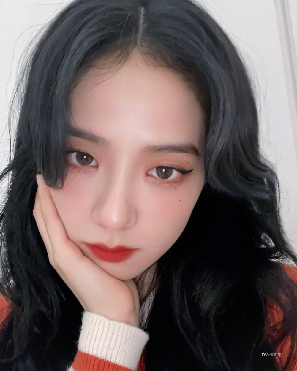 金智秀jisoo 复古美人 更新头像|ins更新 来源 @tea-krisy