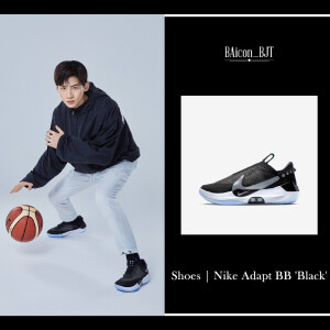 白敬亭的nike鞋图片