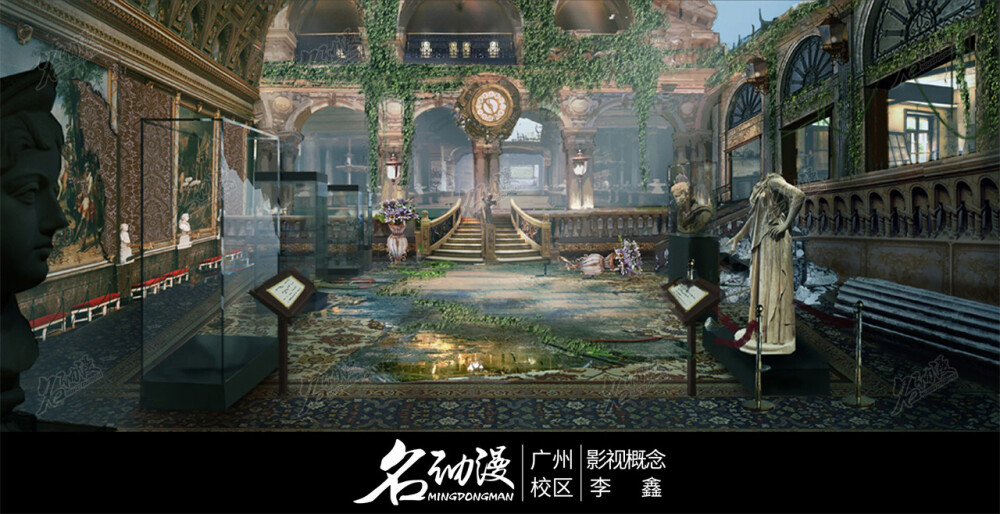 欧式庭院|原创|庭院|废墟-影视概念作品图片素材