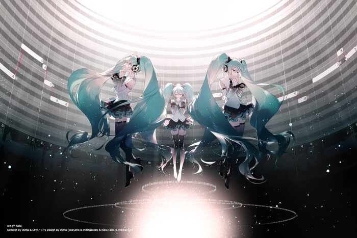 初音ミク イラスト 複製原画 複製画（B5サイズ） KEI（ルカ） / 初音ミク・クロニクル : 初音