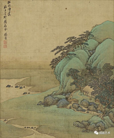 杨晋（1644－1728）字子和，一字子鹤，号西亭，自号谷林樵客、鹤道人，又署野鹤。山水为王翚入室弟子