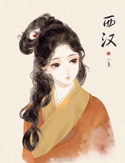 不同朝代女子的装扮